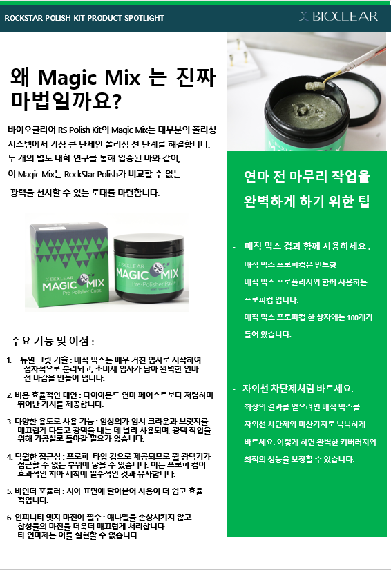 No.6 락스타 (RS) 폴리싱 키트 Rockstar (RS) Polishing Kit